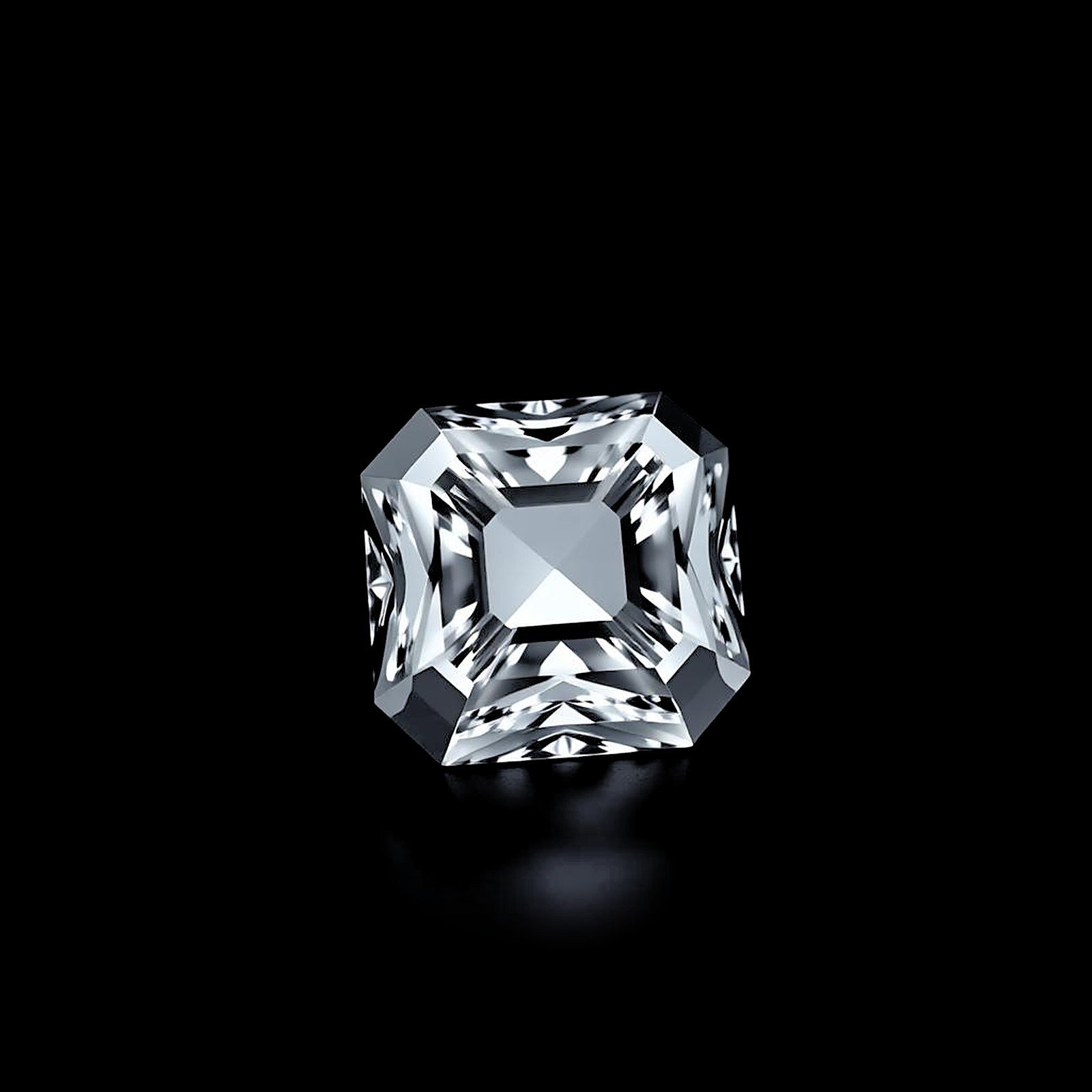Asscher cut diamond