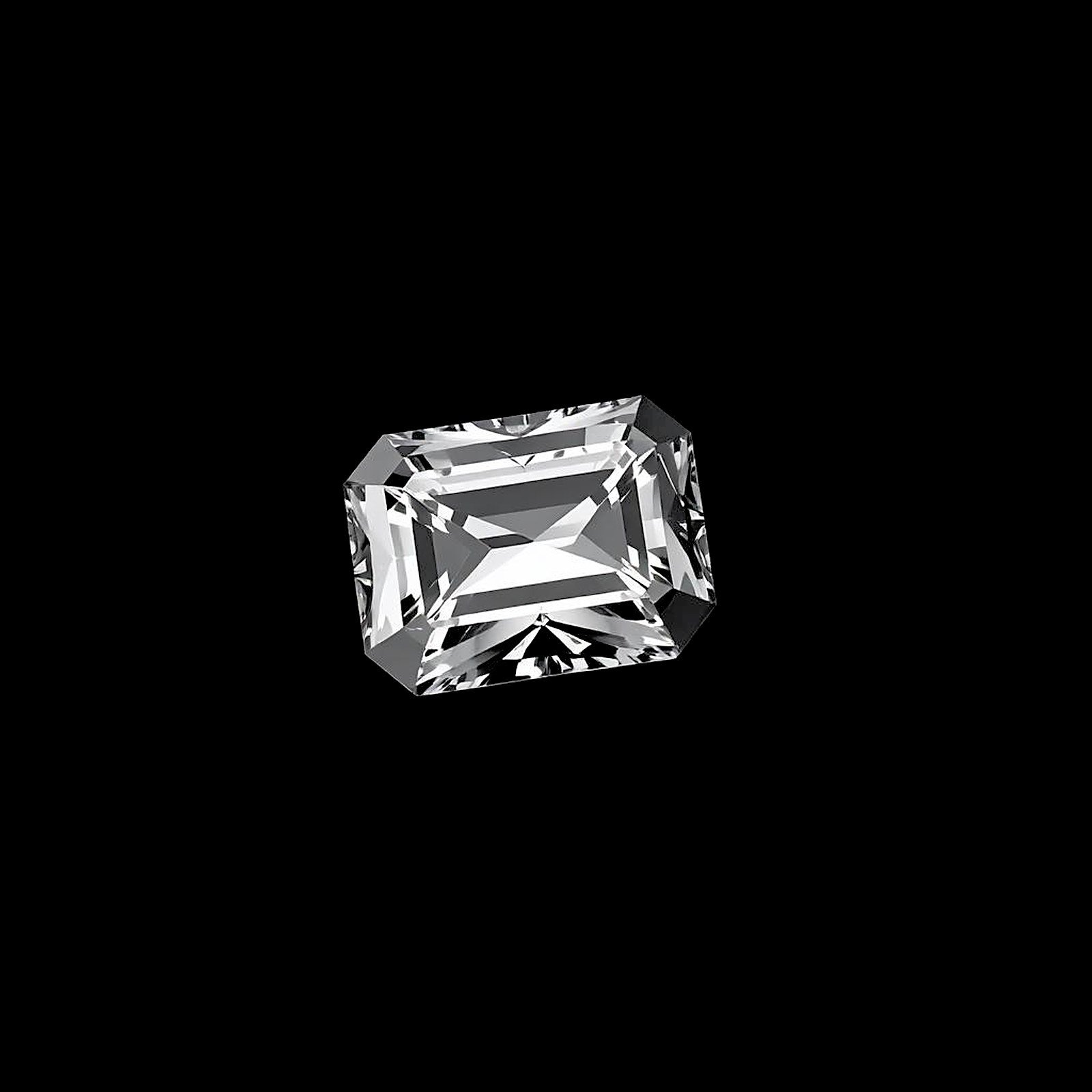 Radiant cut diamond